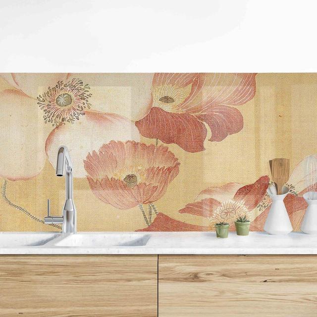 Cyra 80 x 280cm PVC Tile in Beige/Pink Rosalind Wheeler on Productcaster.