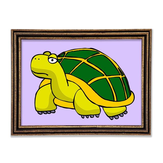 Gerahmtes Wandbild Big Turtle Sansibar Home Größe: 29,7 cm H x 42 cm B x 3 cm T, Format: Poster mit schwarzem Rahmen on Productcaster.