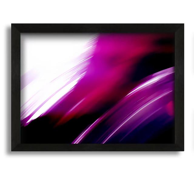 Cerise Smearms - Single Picture Frame Art Prints Ivy Bronx Format: Black Framed Canvas, Size: 21cm H x 30cm W x 10cm D on Productcaster.