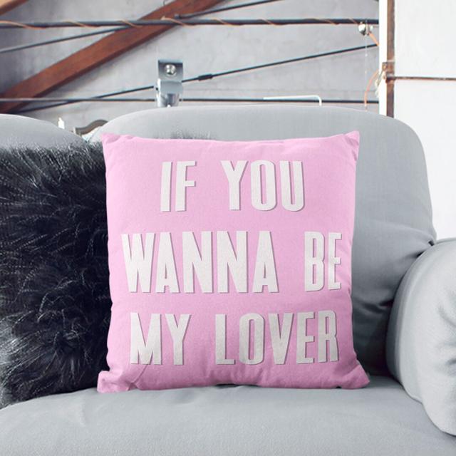 My Lover Typography Scatter Cushion with Filling (Set of 2) East Urban Home Size: 55cm H x 55cm W x 20cm D, Backing Colour: White on Productcaster.