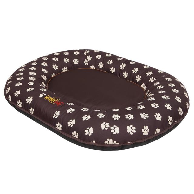 Prestige Bolster Cushion in Black HobbyDog Dog Size: Extra Large (32-40kg), Size: 15cm H x 120cm W x 100cm D, Colour: Brown on Productcaster.