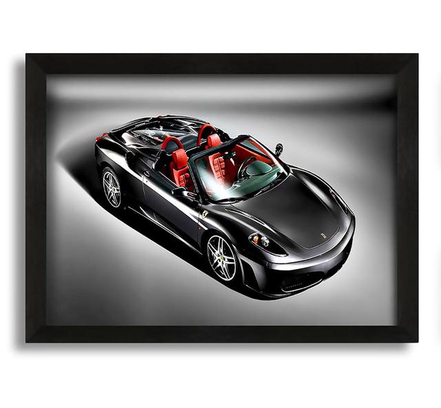 Ferrari - Picture Frame Graphic Art on Canvas Latitude Run Size: 30cm H x 42cm W x 10cm D on Productcaster.