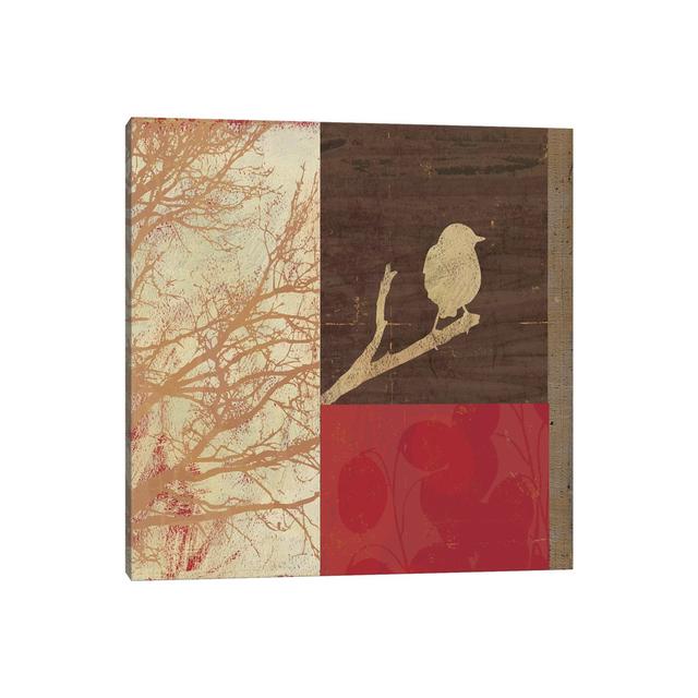 Perched II by - Wrapped Canvas Painting ClassicLiving Size: 93.98cm H x 93.98cm W x 3.81cm D on Productcaster.