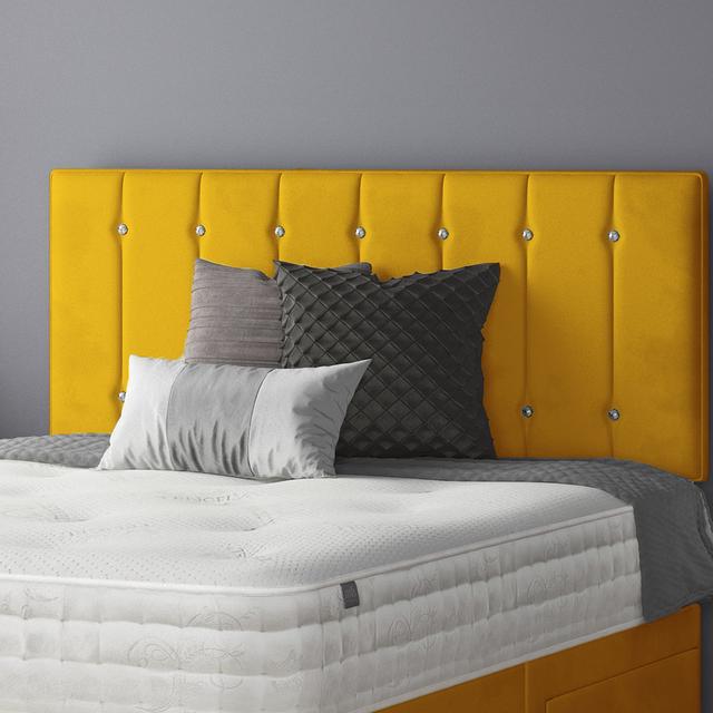 Fairley Divan Bed Base Rosdorf Park Storage Type: No Drawers, Colour: Turmeric, Size: Super King (6') on Productcaster.