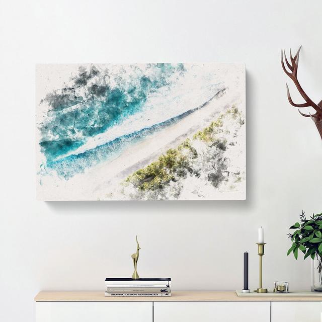 Fuvahmulah in the Maldives - Wrapped Canvas Graphic Art Print East Urban Home Size: 60cm H x 91cm W x 3cm D on Productcaster.