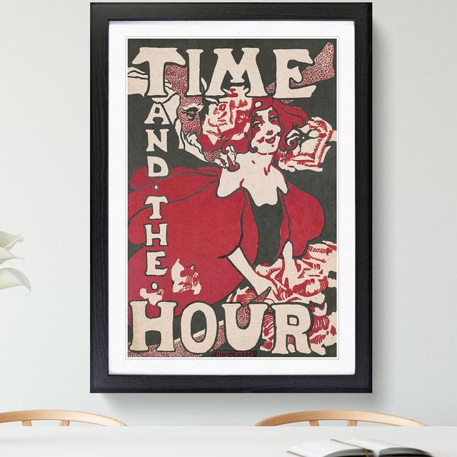 Time and the Hour by Ethel Reed - Picture Frame Graphic Art East Urban Home Frame Option: Black, Size: 36cm H x 27cm W x 2cm D on Productcaster.