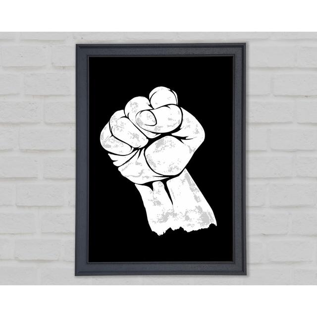 Fist Of Power - Single Picture Frame Art Prints Ophelia & Co. Size: 59.7cm H x 42cm W x 1.5cm D on Productcaster.