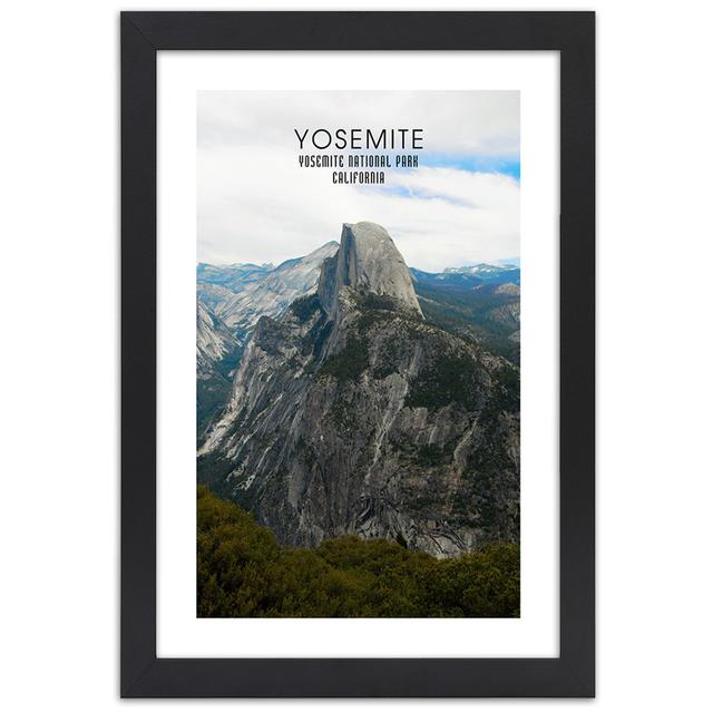 Yosemite - Single Picture Frame Art Prints Alpen Home Format: Black, Size: 90cm H x 60cm W on Productcaster.