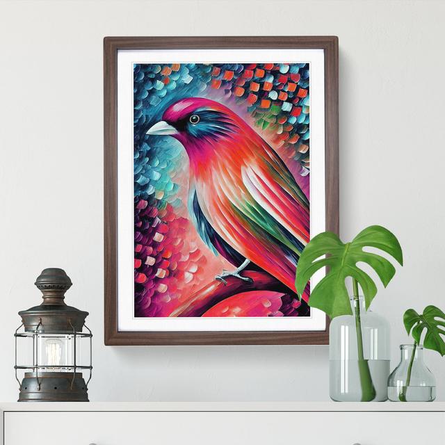 Beautiful Bird No.3 - Single Picture Frame Print ClassicLiving Frame Colour: Walnut Framed, Size: 46cm H x 34cm W x 2cm D on Productcaster.