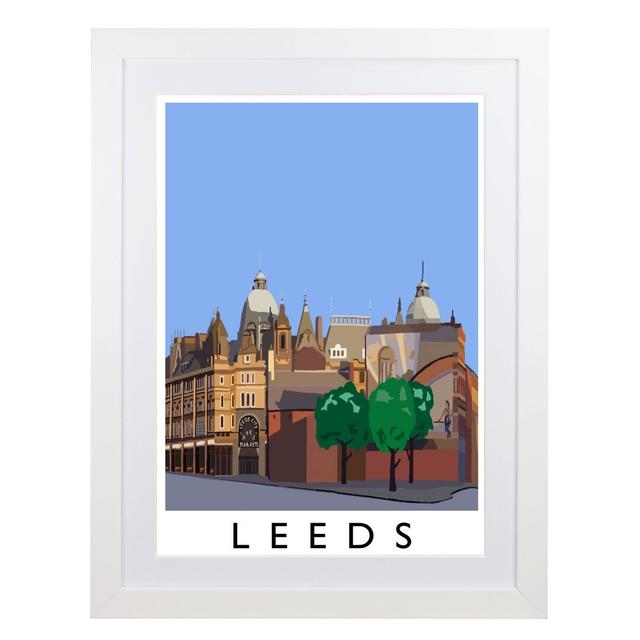 Leeds 2 by Richard O'Neil - Print East Urban Home Size: 43.5 cm H x 33.5 cm W x 2.2 cm D, Format: White Wood Frame on Productcaster.