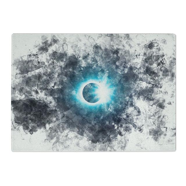 Tempered Glass the Moon Passing the Sun Chopping Board East Urban Home Size: 20 cm x 28.5 cm on Productcaster.