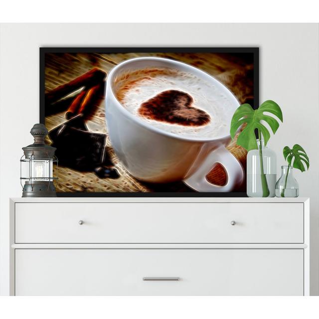 Gerahmter Grafikdruck Kaffeetasse ClassicLiving Größe: 55 cm H x 40 cm B x 2.5 cm T on Productcaster.