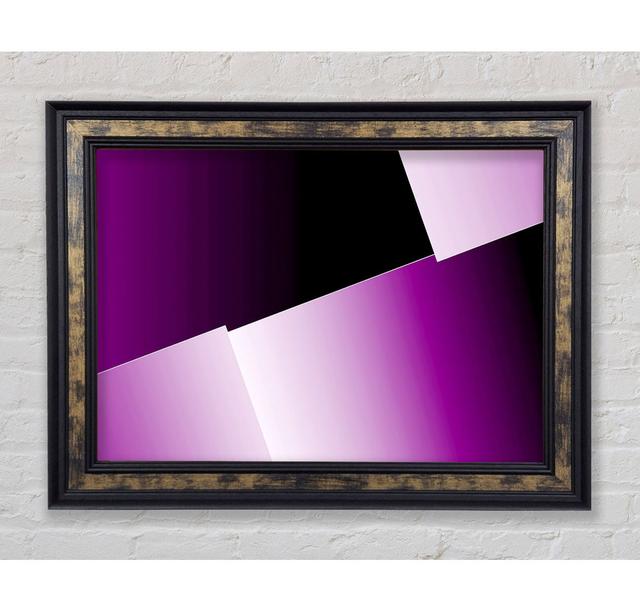 Half Cut Purple - Single Picture Frame Art Prints Bright Star Size: 21cm H x 42cm W x 8cm D on Productcaster.