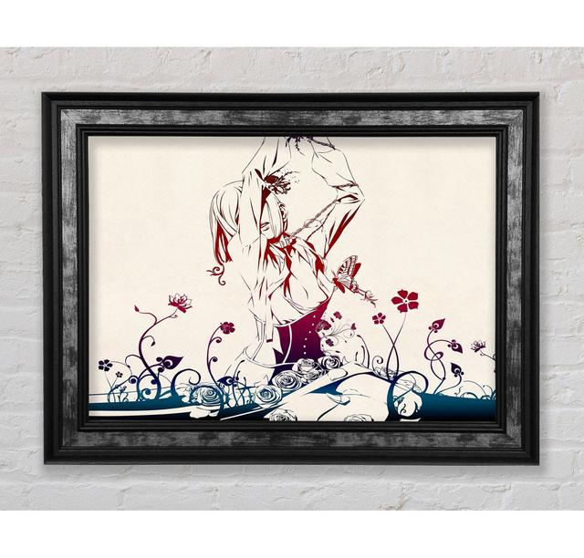 Red Garden Anime - Single Picture Frame Art Prints Bright Star Size: 21cm H x 42cm W x 8cm D on Productcaster.