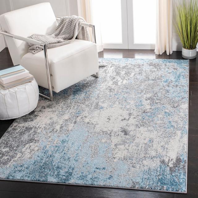 Vahram Looped/Hooked Blue Rug Wade Logan Rug Size: Rectangle 160cm x 230cm on Productcaster.