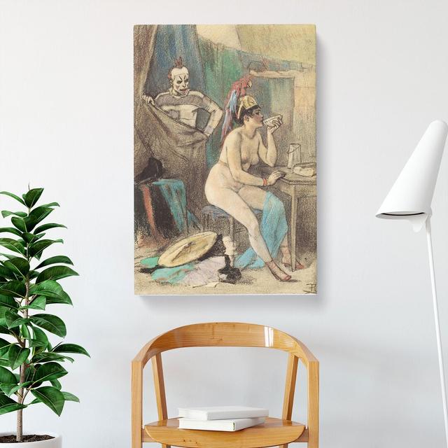 The Circus by Felicien Rops - Wrapped Canvas Painting East Urban Home Size: 60cm H x 40cm W x 3cm D on Productcaster.