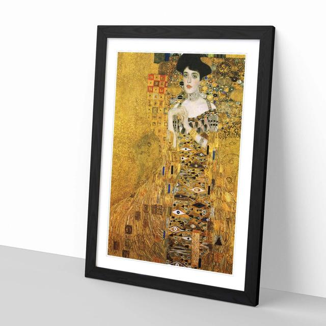 'Portrait of Adele Bloch-Bauer 2' by Gustav Klimt - Picture Frame Painting Print on Paper East Urban Home Frame Colour: Black on Productcaster.