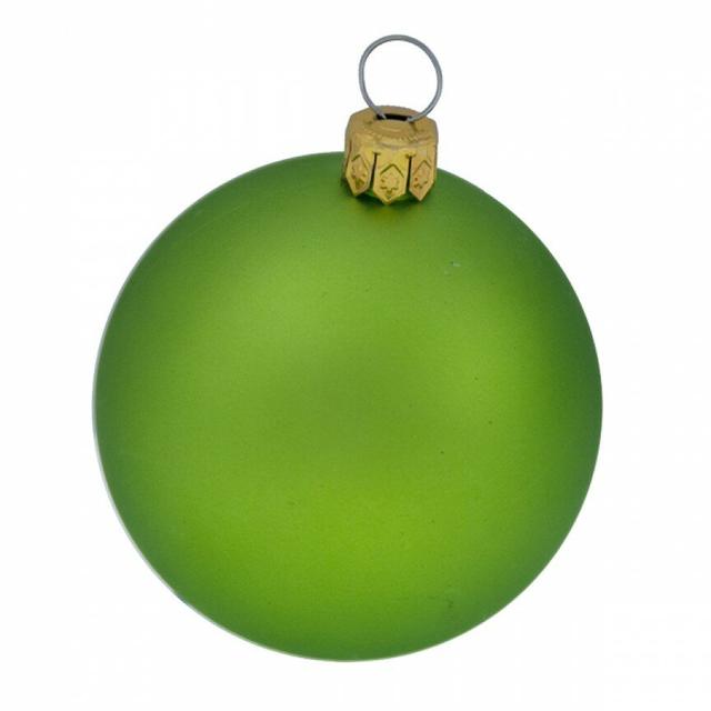 Bauble The Seasonal Aisle Colour: Lime Green Satin on Productcaster.