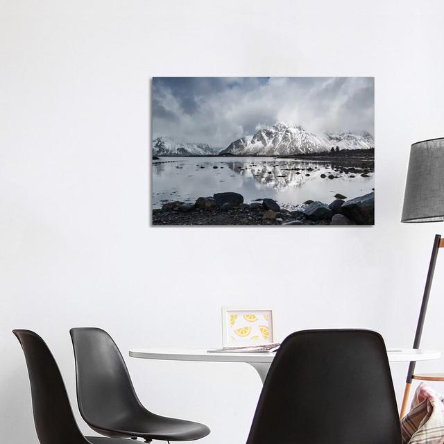 Lofoten Clouds by Andreas Stridsberg - Gallery-Wrapped Canvas Giclée on Canvas Beachcrest Home Size: 66.04cm H x 101.6cm W x 1.91cm D, Format: Canvas on Productcaster.