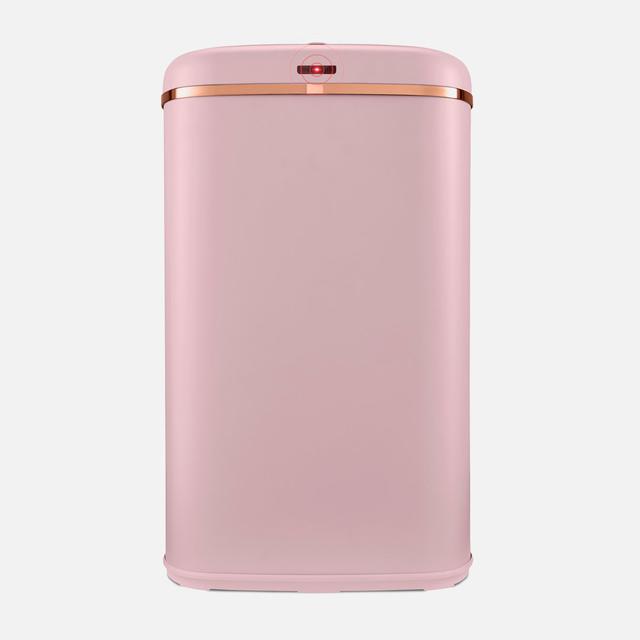 Cavaletto Steel Open Rubbish Bin - 58L Tower Colour: Pink / Rose Gold on Productcaster.