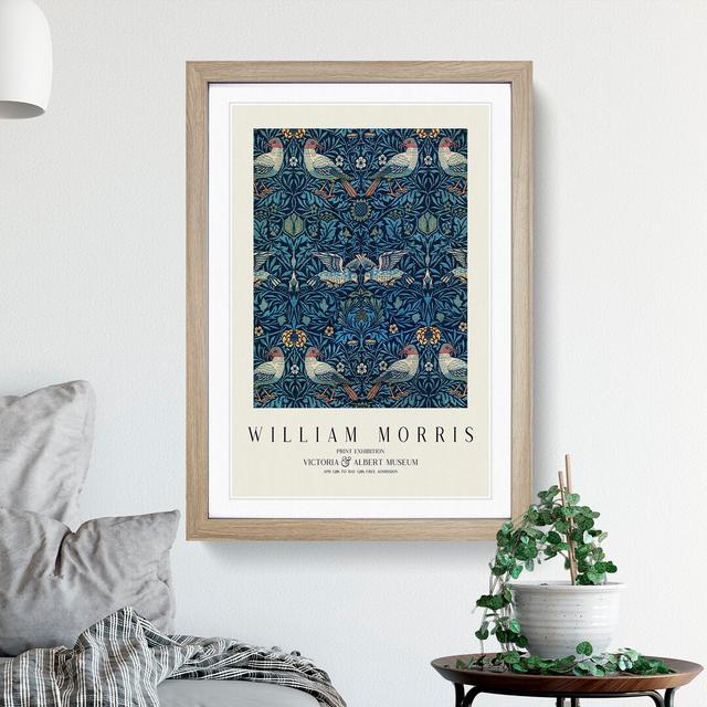 Birds Vol.3 by William Morris - Picture Frame Art Prints East Urban Home Frame Option: Oak, Size: 65cm H x 48cm W x 2cm D on Productcaster.