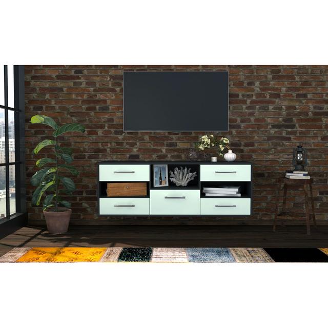 Santa Ana TV Stand Brayden Studio Colour: Mint/Anthracite on Productcaster.