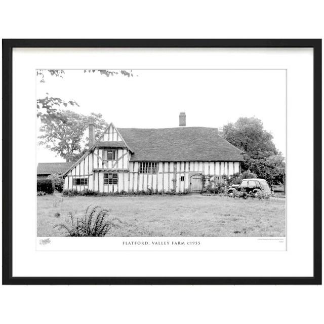 'Flatford, Valley Farm C1955' by Francis Frith - Picture Frame Photograph Print on Paper The Francis Frith Collection Size: 60cm H x 80cm W x 2.3cm D on Productcaster.