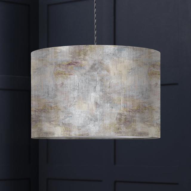 Monet 46cm Cotton Drum Lamp Shade Voyage Maison Size: 24cm H x 46cm W x 46cm D, Colour: Grey on Productcaster.