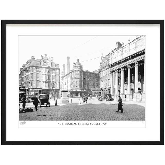 Nottingham, Theatre Square 1920 - Single Picture Frame Print The Francis Frith Collection Size: 45cm H x 60cm W x 2.3cm D on Productcaster.