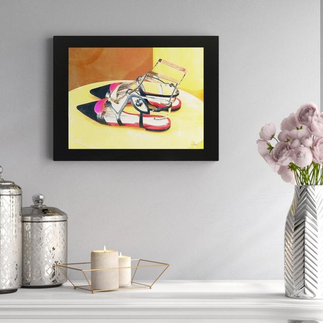 Pointy Shoes Framed Art Print Happy Larry Size: 31cm H x 41cm W x 3cm D on Productcaster.