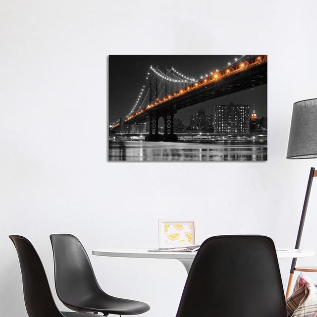 East River Reflection by Danita Delimont - Wrapped Canvas Gallery-Wrapped Canvas Giclée Latitude Run Size: 66.04cm H x 101.6cm W x 1.91cm D on Productcaster.