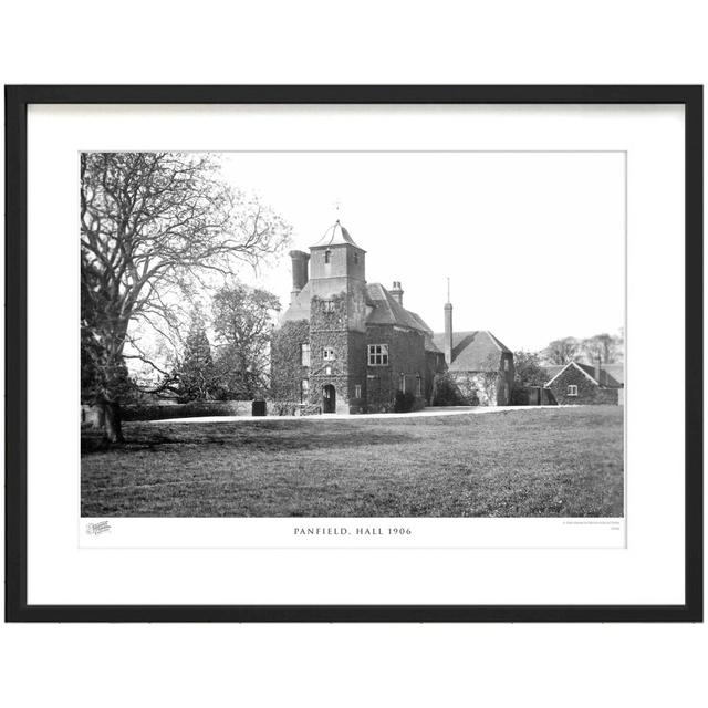 'Panfield, Hall 1906' by Francis Frith - Picture Frame Photograph Print on Paper The Francis Frith Collection Size: 60cm H x 80cm W x 2.3cm D on Productcaster.