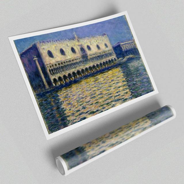 'Monet the Doges Palace Classic Print Poster' - Graphic Art on Paper East Urban Home Size: 84.1cm H x 118.9cm W on Productcaster.