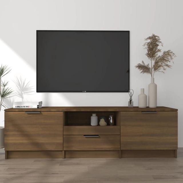 TV-Lowboard Jeeva für TVs bis zu 60" 17 Stories Farbe: Braun on Productcaster.