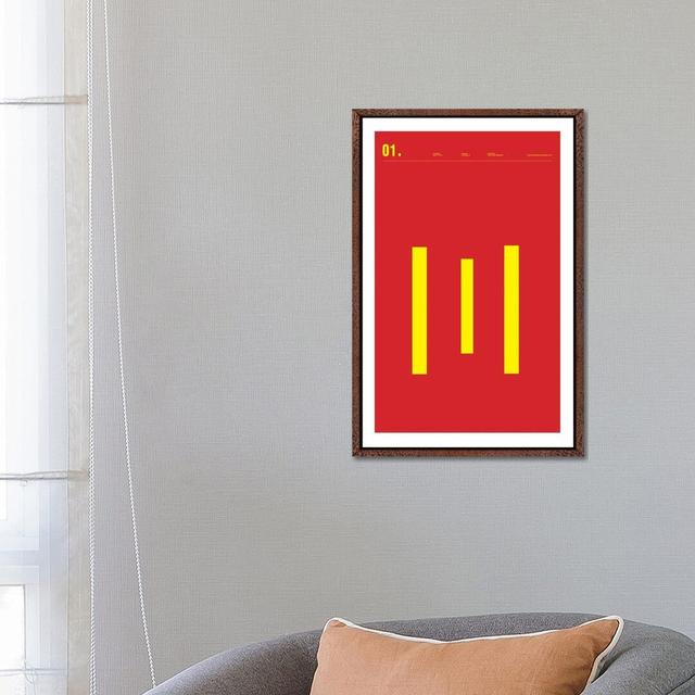 McDonald's by Nick Barclay - Graphic Art Print on Canvas Latitude Run Size: 66.04cm H x 45.72cm W x 3.81cm D, Format: Classic Brown Wood Framed on Productcaster.