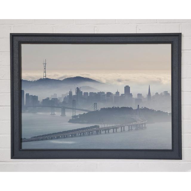 Mist Over The City - Single Picture Frame Art Prints Latitude Run Size: 29.7cm H x 42cm W x 1.5cm D on Productcaster.