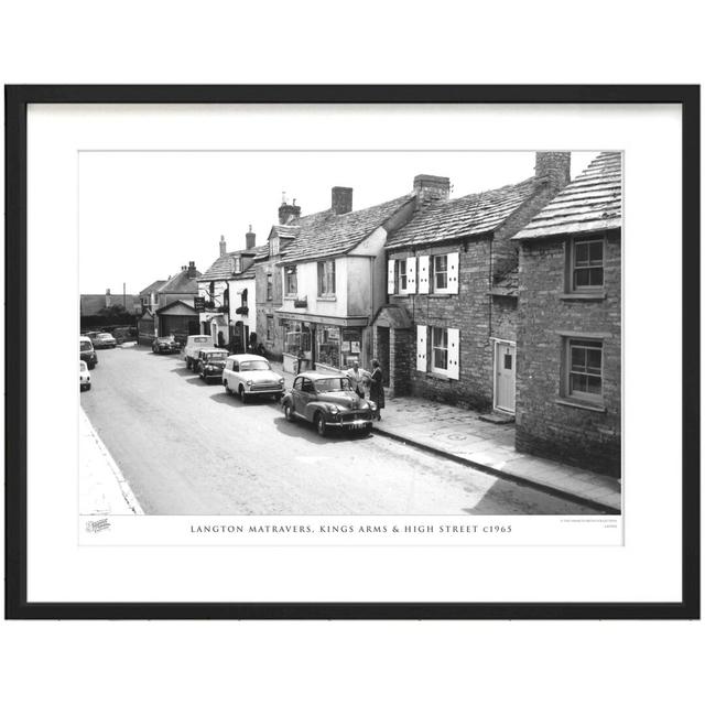 Langton Matravers, Kings Arms & High Street C1965 by Francis Frith - Single Picture Frame Print The Francis Frith Collection Size: 28cm H x 36cm W x 2 on Productcaster.