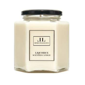 Liquorice Scented Jar Candle LL Candles Size: 9cm H x 7cm W x 7cm D on Productcaster.