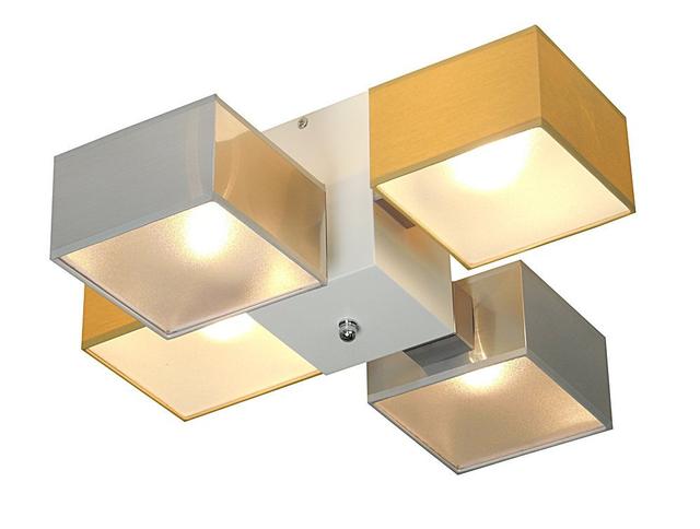 Miranda Semi Flush Mount Latitude Run Colour: Light brown, Shade Colour: Silver/Honey on Productcaster.