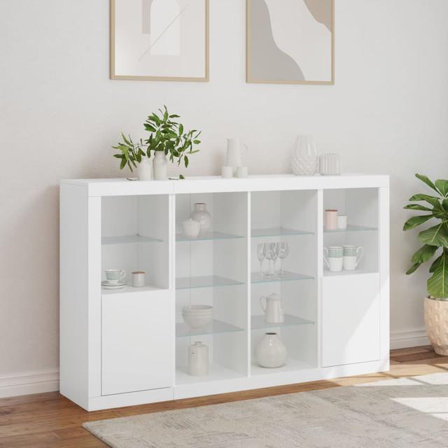 Azyra 163cm Sideboard (Set of 3) Metro Lane Colour: White on Productcaster.