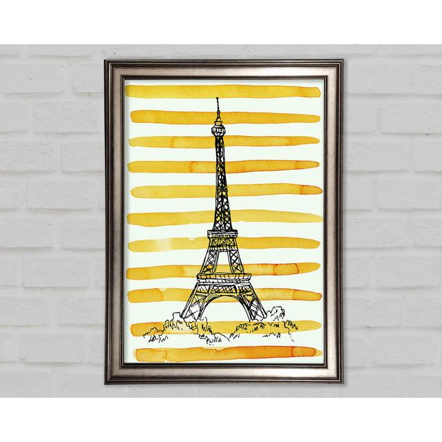 Paris The Capital Of Style Framed Print Ivy Bronx Size: 84.1cm H x 118.9cm W on Productcaster.