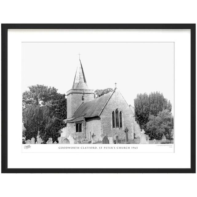 Goodworth Clatford, St Peter's Church 1965 by Francis Frith - Single Picture Frame Print The Francis Frith Collection Size: 45cm H x 60cm W x 2.3cm D on Productcaster.