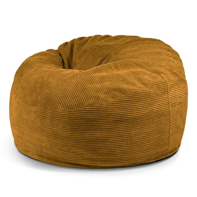 Sitzsack Om 85 Pusku Pusku Größe: 75 cm H x 110 cm B x 110 cm T, Polsterfarbe: Senfwelle on Productcaster.