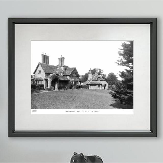 'Henbury, Blaise Hamlet C1955' - Picture Frame Photograph Print on Paper The Francis Frith Collection Size: 45cm H X 60cm W x 2cm D on Productcaster.