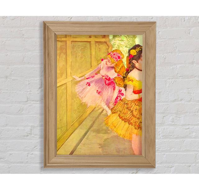 Dancers Behind A Backdrop by Degas - Single Picture Frame Art Prints Bright Star Size: 59.7cm H x 42cm W x 8cm D on Productcaster.