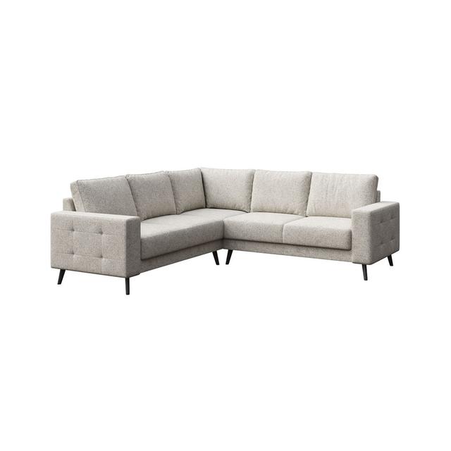 Ecksofa Ghado Polsterfarbe: Hellbeige on Productcaster.