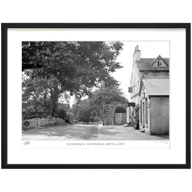 'Silverdale, Silverdale Hotel C1955' - Picture Frame Photograph Print on Paper The Francis Frith Collection Size: 40cm H x 50cm W x 2.3cm D on Productcaster.