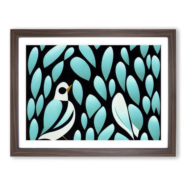 Spectacular Abstract Bird - Picture Frame Graphic Art 17 Stories Size: 25cm H x 34cm W x 2cm D, Frame Colour: Walnut on Productcaster.