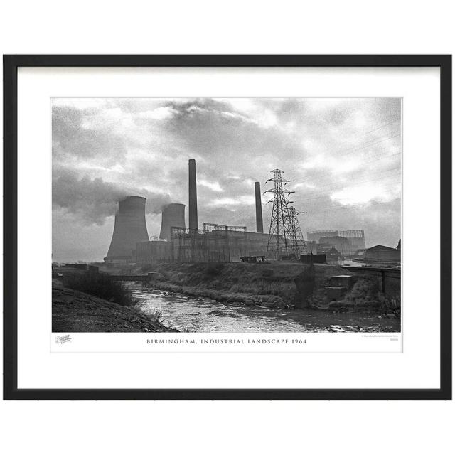 'Birmingham, Industrial Landscape 1964' - Picture Frame Photograph Print on Paper The Francis Frith Collection Size: 40cm H x 50cm W x 2.3cm D on Productcaster.