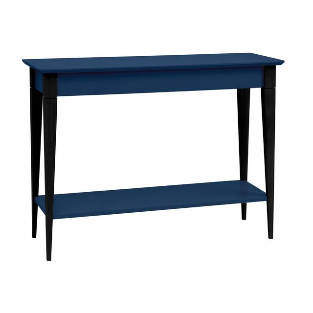 Adria Console Table Hashtag Home Size: 74 H x 105 W x 35 D cm, Colour (Table Top): Navy Blue on Productcaster.